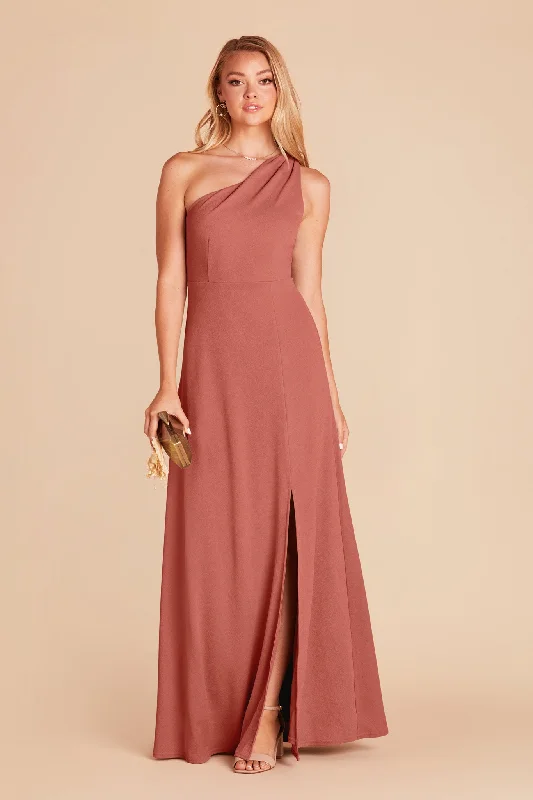 Kira Crepe Dress - Desert Rose