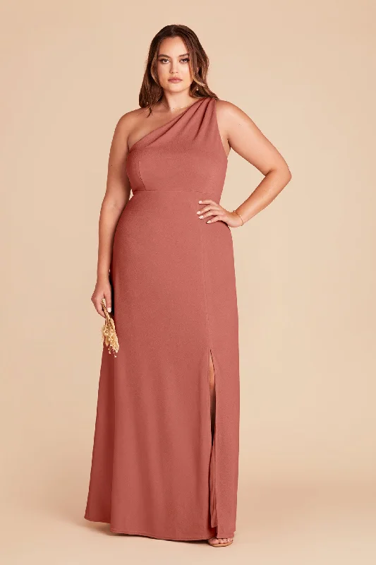 Kira Crepe Dress - Desert Rose