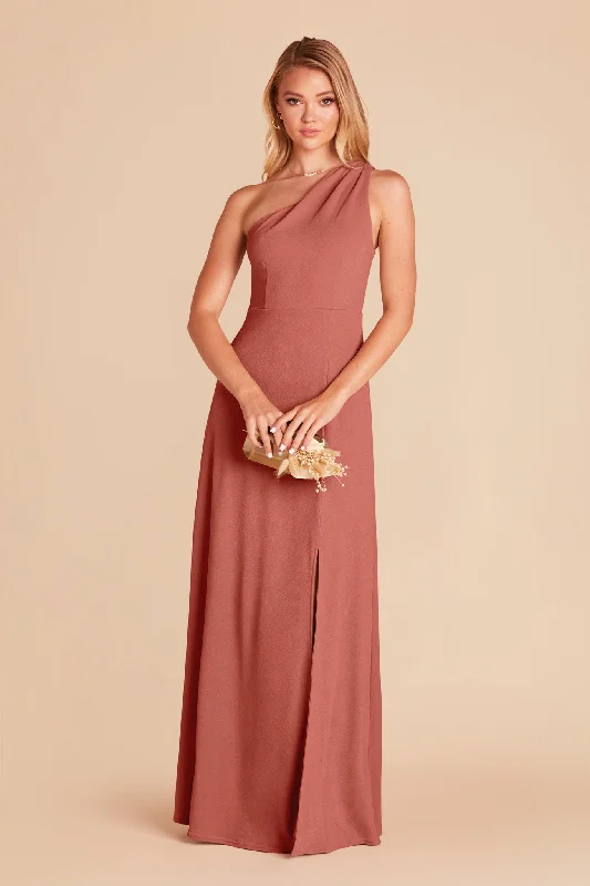 Kira Crepe Dress - Desert Rose