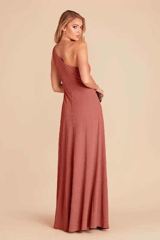 Kira Crepe Dress - Desert Rose