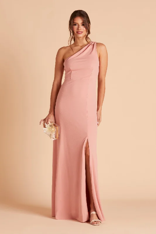 Kira Crepe Dress - Dusty Rose