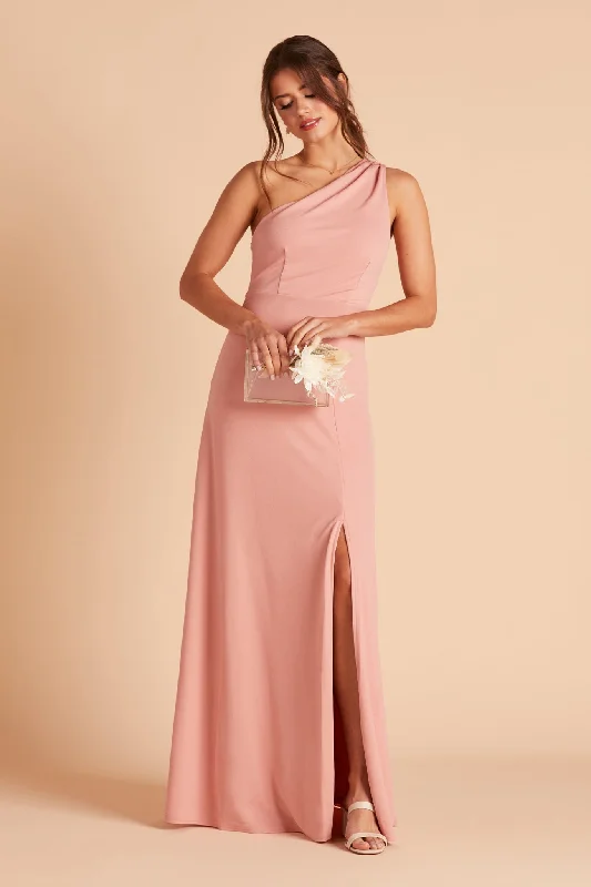 Kira Crepe Dress - Dusty Rose