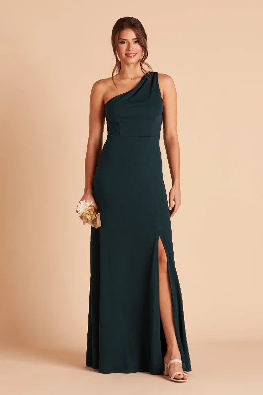 Kira Crepe Dress - Emerald