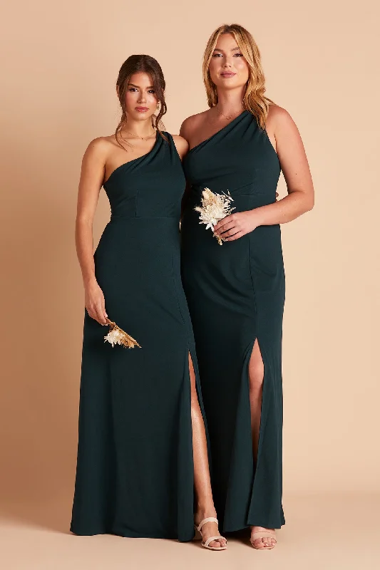 Kira Crepe Dress - Emerald