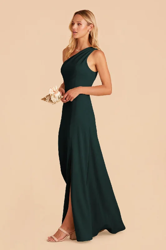 Kira Crepe Dress - Emerald