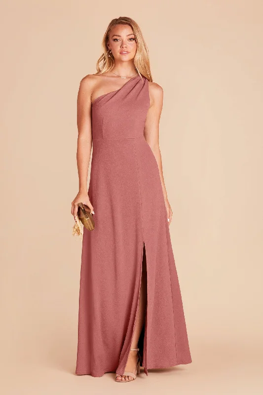 Kira Crepe Dress - Mulberry