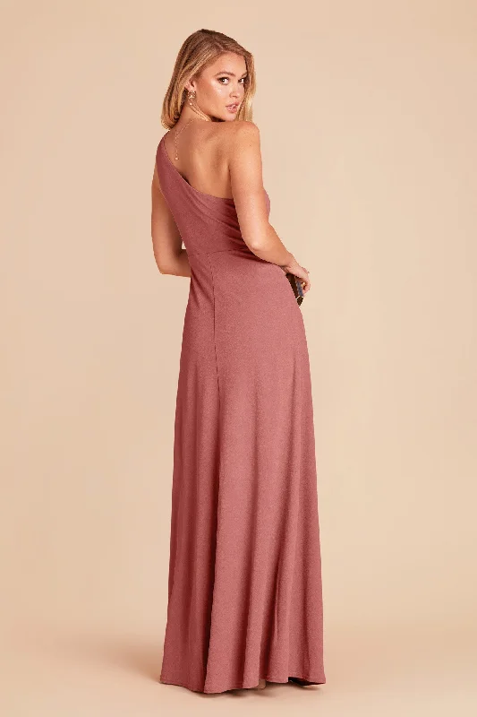 Kira Crepe Dress - Mulberry