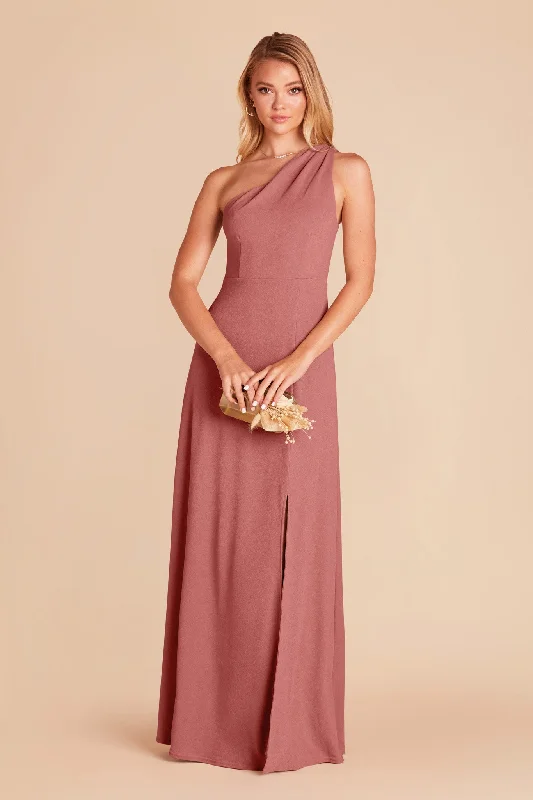 Kira Crepe Dress - Mulberry