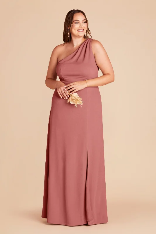 Kira Crepe Dress - Mulberry