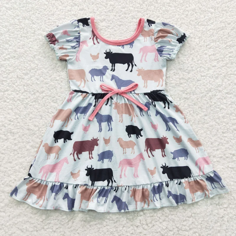 light blue farmlife dress GSD0306