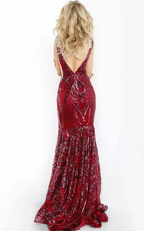 Jovani 3186 Prom Long Sleeveless Formal Sexy Dress