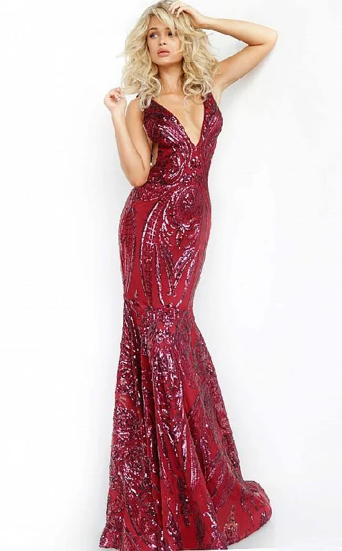 Jovani 3186 Prom Long Sleeveless Formal Sexy Dress