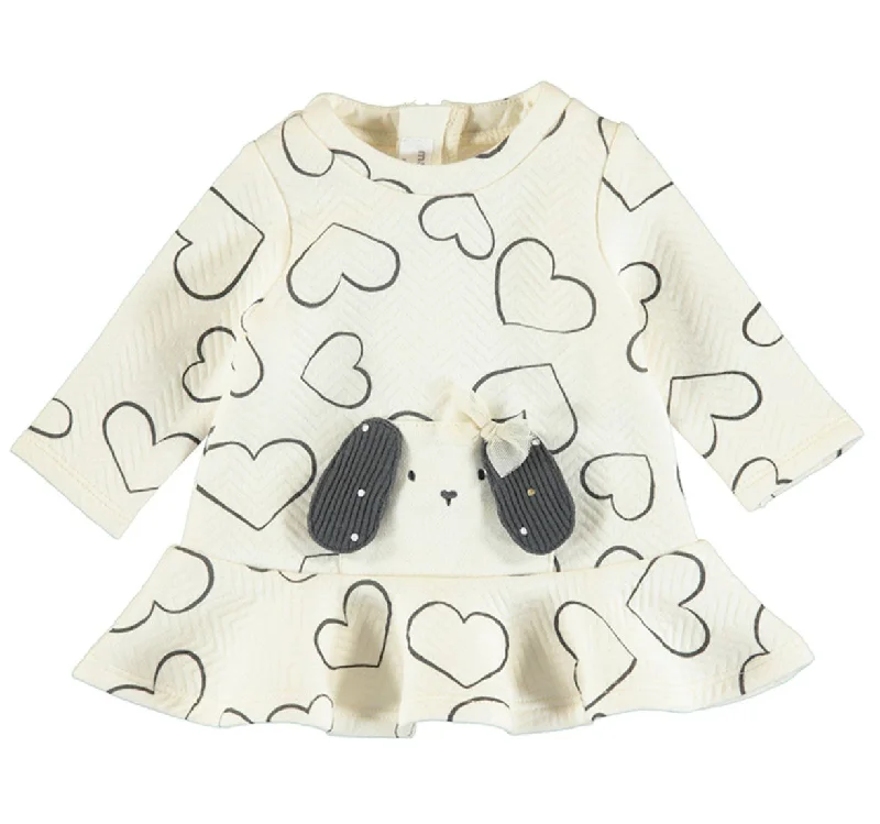 Mayoral Baby Girls Ivory Puppy Love Dress