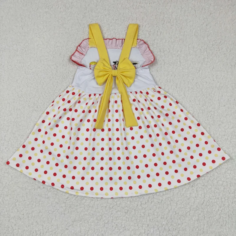 Milk Burger Fries embroidery dress GSD0203