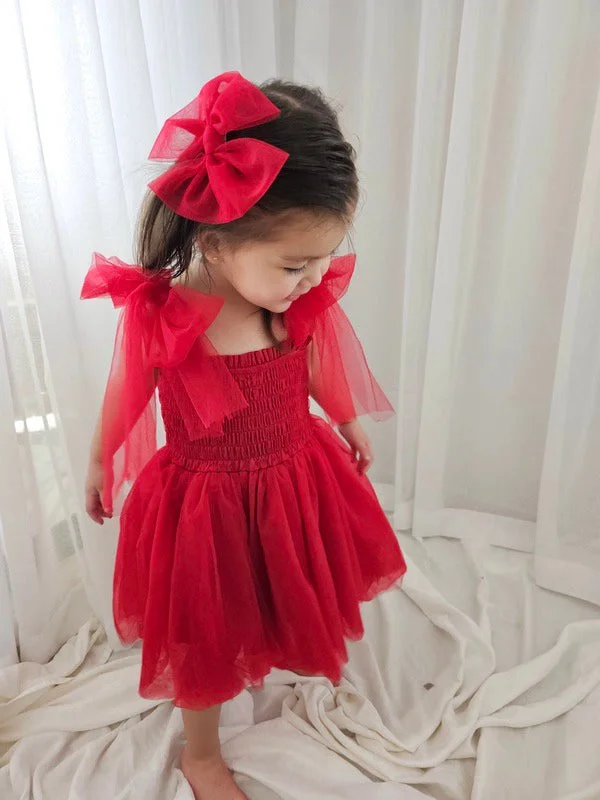 Poppy Girls Red Christmas Dress - Size 1