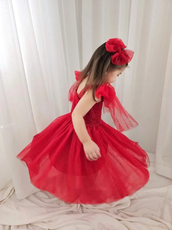 Poppy Girls Red Christmas Dress - Size 1