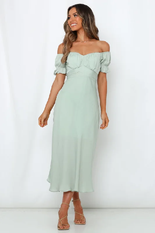 Sky Child Maxi Dress Pistachio