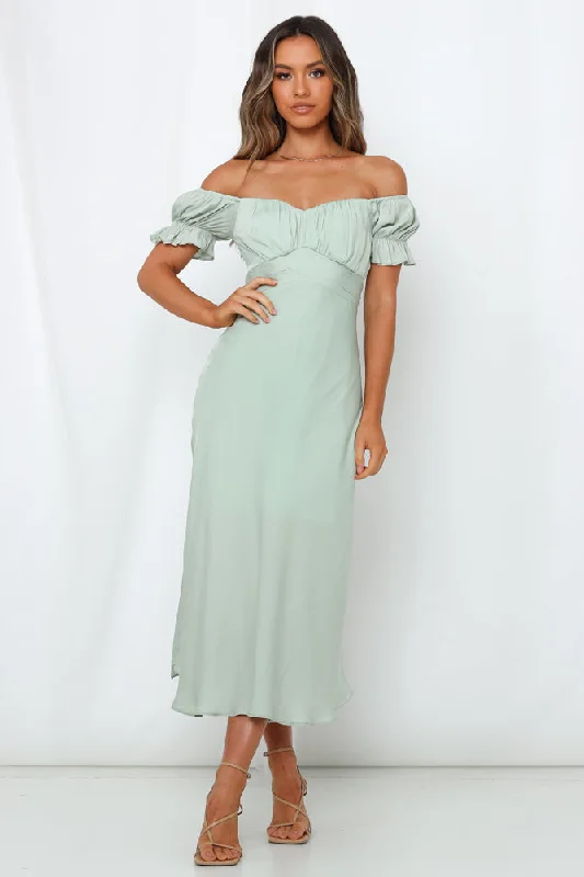 Sky Child Maxi Dress Pistachio