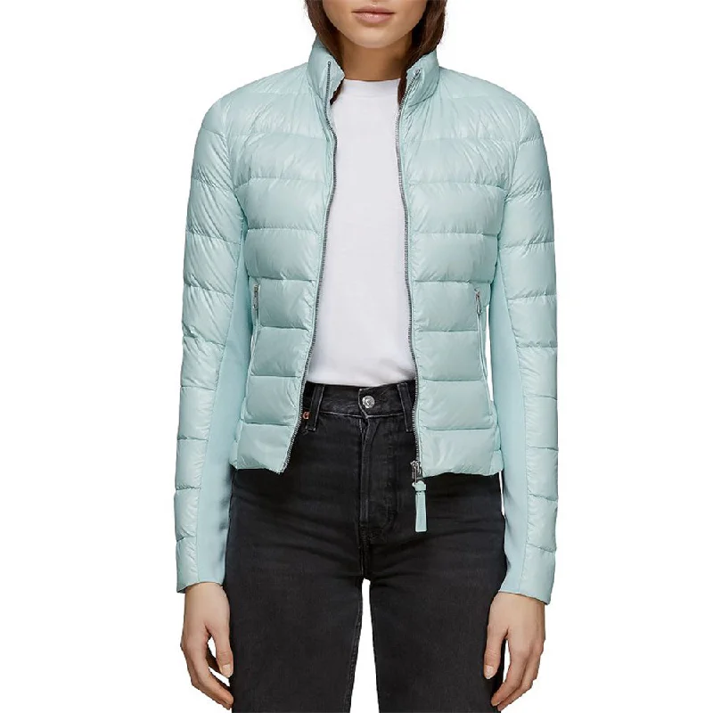 Cindee Short Light-Down Jacket (Sea)