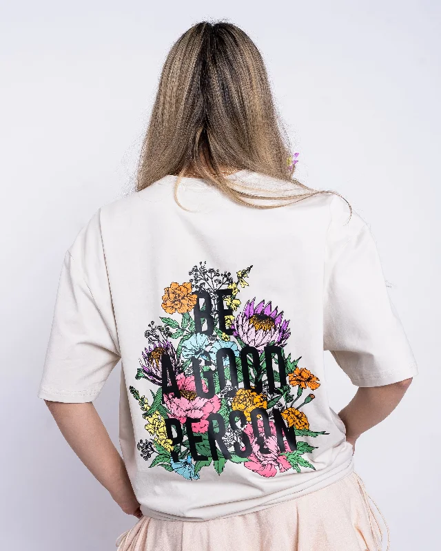 April Showers by Kirileigh - T-Shirt - Cream