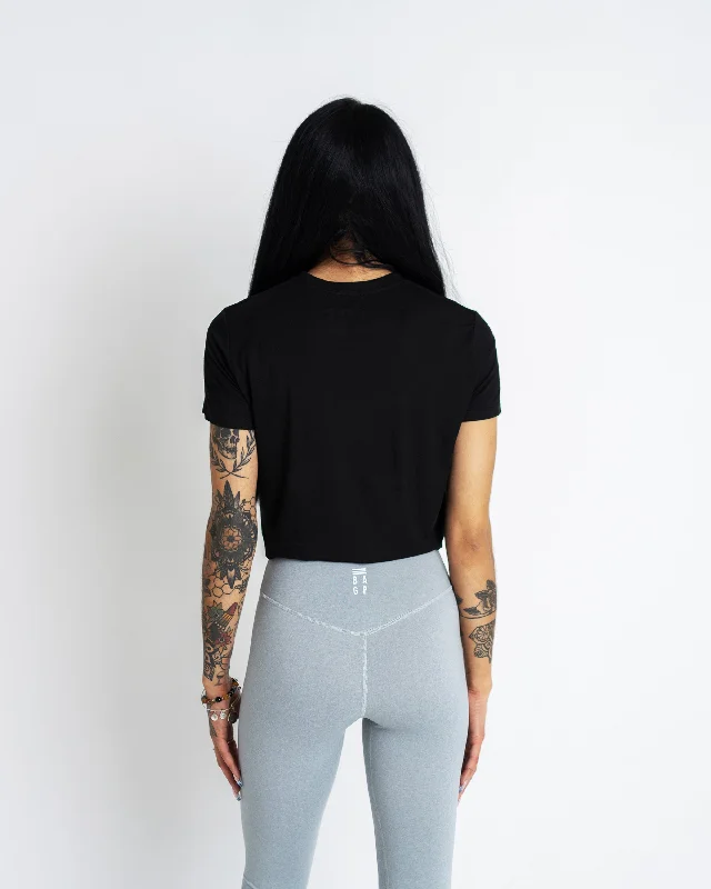 Signature Crop Top - Black