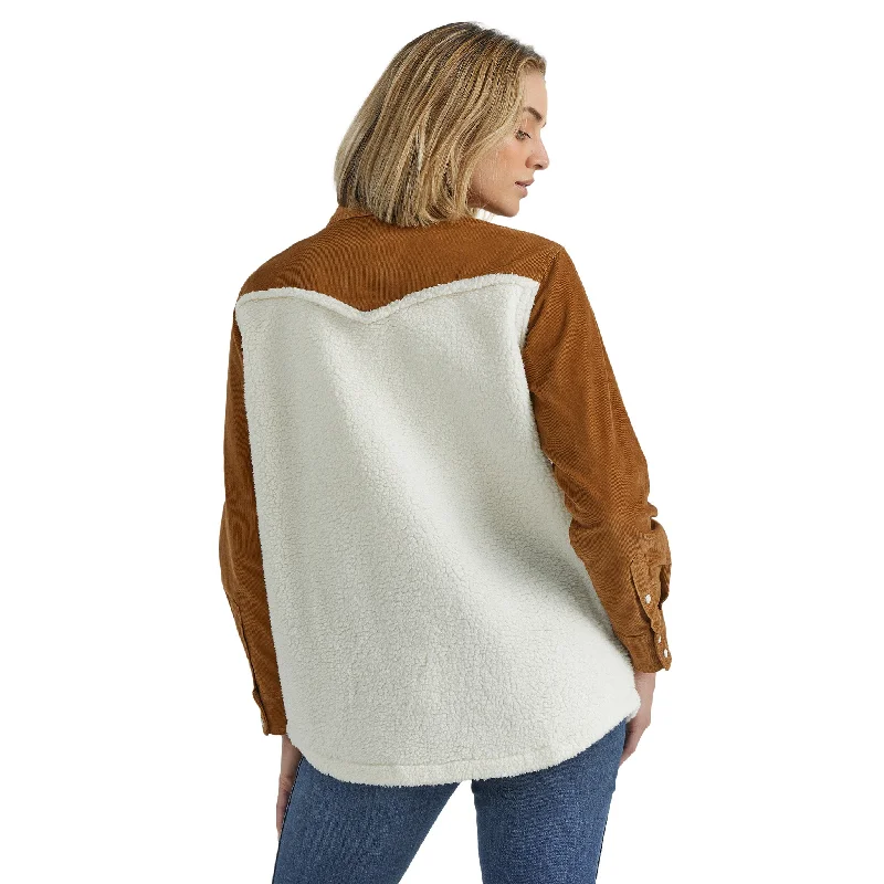 Wrangler Women's Sherpa & Corduroy Long Sleeve