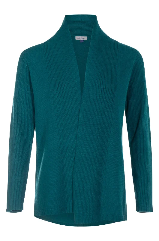 Luxe Knitwear edge to edge Cardigan | JADE | 7337ZZ