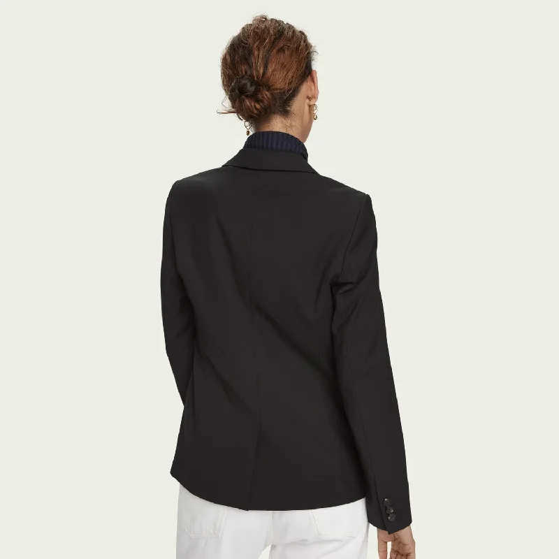 Classic Tailored Blazer (Black)