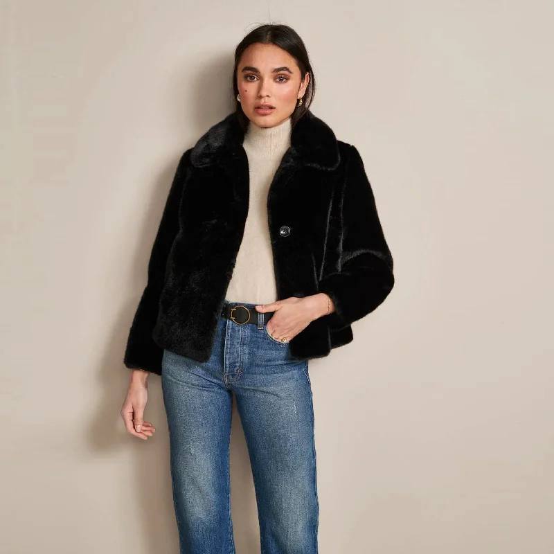 Hoffman Faux Fur Jacket (Pirate)