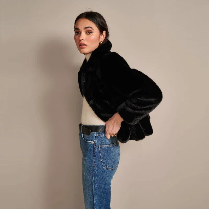 Hoffman Faux Fur Jacket (Pirate)