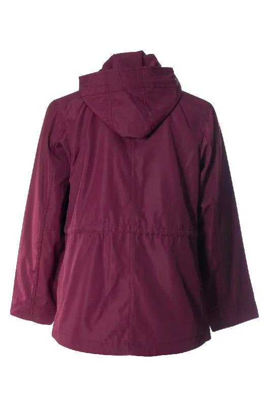 Unlined Jacket with hood | RASPBERRY | 2451ZZ