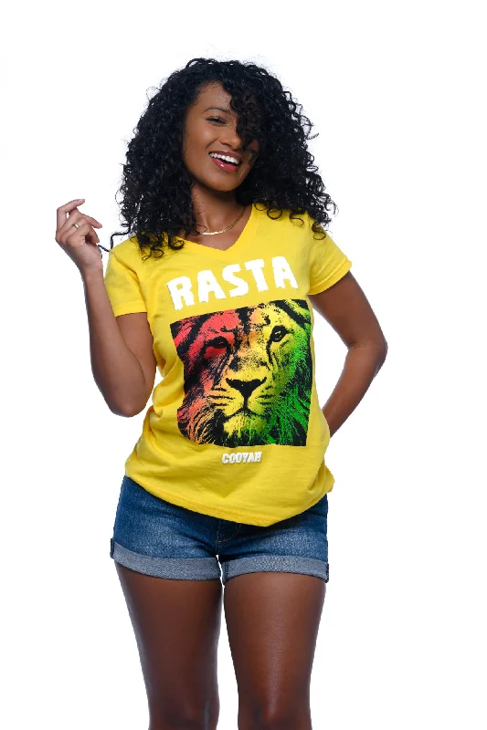 Rasta Vibes V-Neck