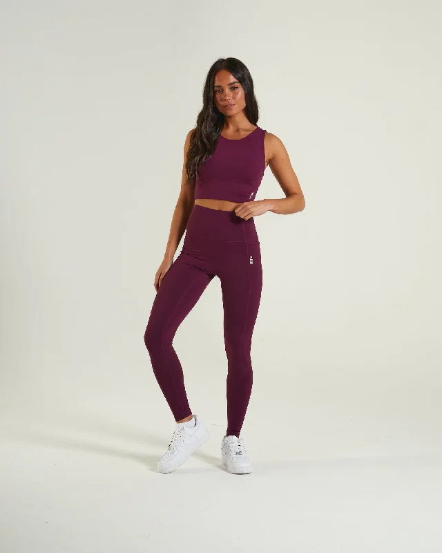 Lotus Vest Top Grape Purple