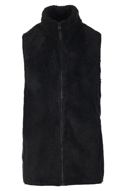 Teddy Fleece Vest | Black | 3422ZZ