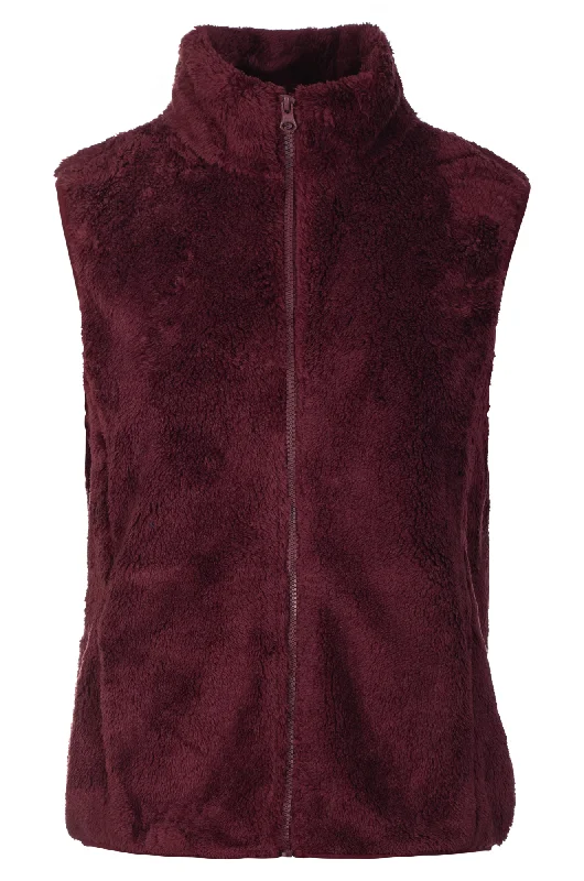 Teddy Fleece Vest | BURGUNDY | 3422ZZ