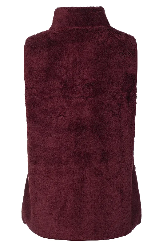 Teddy Fleece Vest | BURGUNDY | 3422ZZ