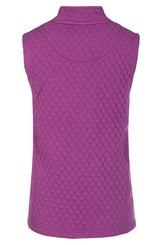 Quilted stitch Brushed Fleece Vest | ORCHID | 2254ZZ