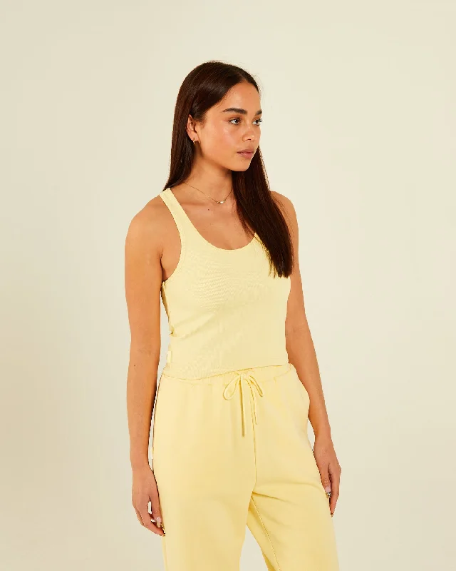 Dessie Vest Soft Yellow